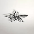 Modern Creative Personality Acrylic Flower Shape LED Semi-flush Mount Ceiling Light