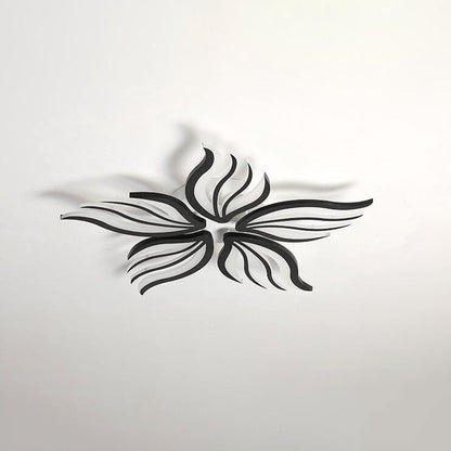 Modern Creative Personality Acrylic Flower Shape LED Semi-flush Mount Ceiling Light