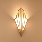 Modern Creative Linen Scalloped Shade 1-Light Wall Sconce Lamps