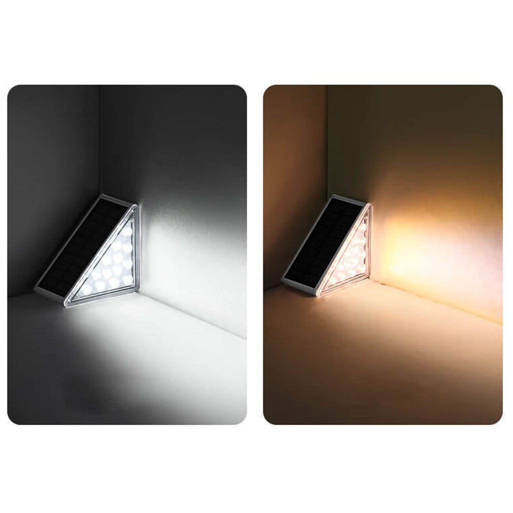 Solar Waterproof Stereo Triangle LED Outdoor Stair Lamp Lumendat