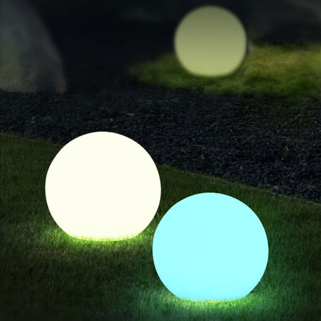 Solar Waterproof PE Spherical LED Outdoor Decorative Lawn Light Lumendat