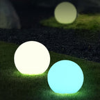 Solar Waterproof PE Spherical LED Outdoor Decorative Lawn Light Lumendat