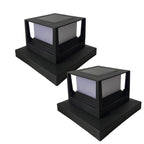 Outdoor Solar Pillar Head Light Square Pillar Head Light Garden Light Lumendat