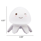 Creative Silicone Jellyfish Music USB Rechargeable Remote Control LED Night Light Table Lamp Lumendat