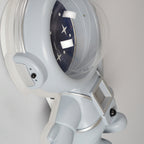 Lumendat Contemporary Creative Kids Metal Acrylic Resin Astronaut Flush Mount Ceiling Light For Bedroom Lumendat