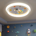 Lumendat Modern Minimalist Kids Cartoon Round Acrylic Iron Resin LED Flush Mount Ceiling Light For Bedroom Lumendat