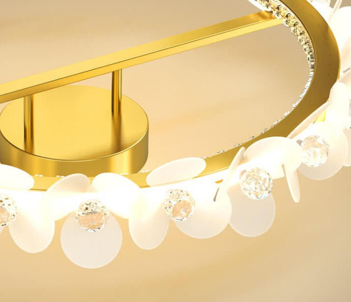 Lumendat Modern Light Luxury Crown Children LED Flush Mount Ceiling Light Lumendat