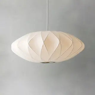 Creative Minimalist Fabric Lantern 1-light Pendant Light BulbSquare