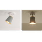 Nordic Macaron Column 1-light Semi-flush Mount Ceiling Light