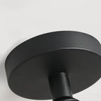 Modern Simplicity Aluminum Circle Strip LED Semi-Flush Mount Ceiling Light For Hallway Lumendat