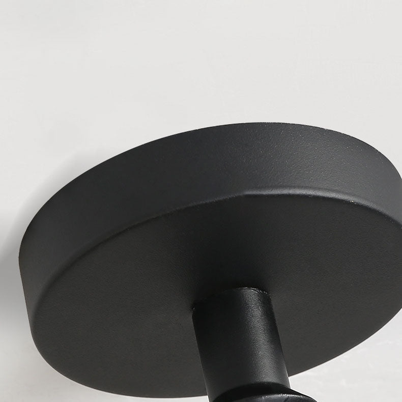 Modern Simplicity Aluminum Circle Strip LED Semi-Flush Mount Ceiling Light For Hallway Lumendat