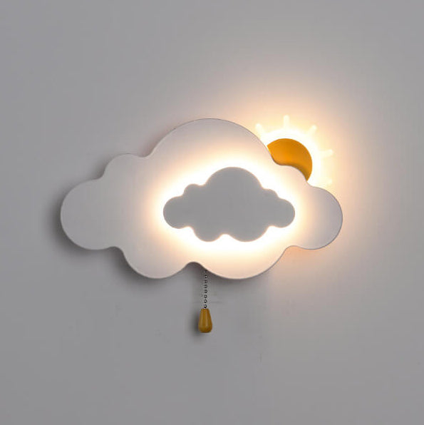 Lumendat Cartoon Creative Clouds Acrylic LED Wall Sconce Lamp Lumendat