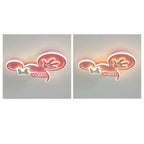 Lumendat Cartoon Creative Minnie LED Kids Flush Mount Ceiling Light Lumendat