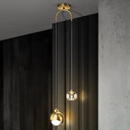 European Style Light Luxury Iron Brass LED Island Light Chandelier Lumendat