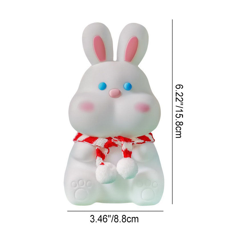 Lumendat Creative Cartoon Rabbit Silicone Pat USB LED Night Light Table Lamp Lumendat