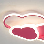 Lumendat Creative Cartoon Acrylic Cloud Design LED Flush Mount Ceiling Light Lumendat