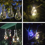 Creative Color Bulbs Plastic Solar LED Outdoor Hanging Light Lumendat