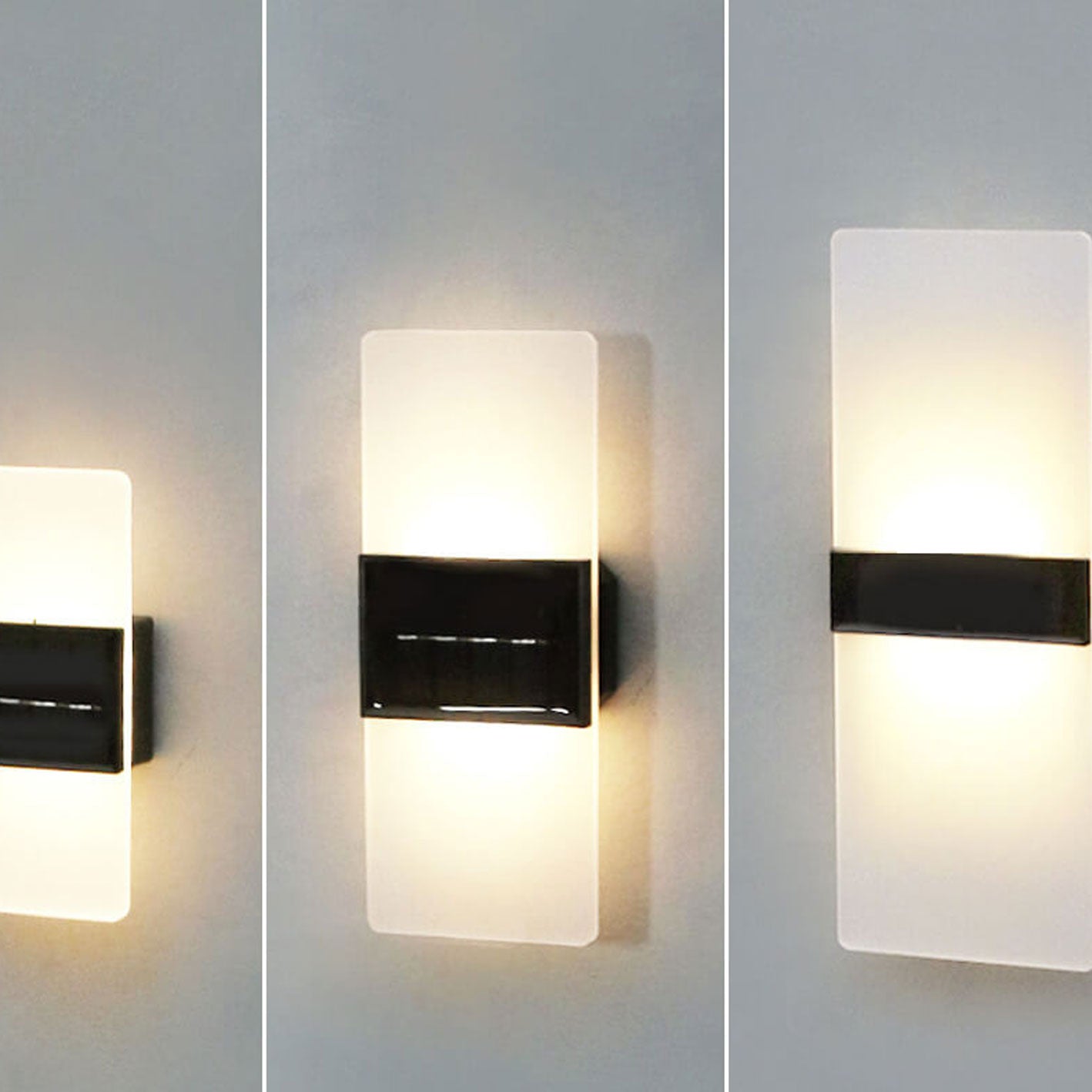 Courtyard Waterproof Acrylic LED Solar Wall Sconce Lamp Outdoor Light Lumendat