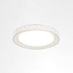 Modern Creative Round Bird's Nest Iron LED Flush Mount Ceiling Light