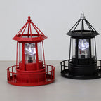 Creative Solar Rotating Tower Resin Hardware LED Garden Decoration Landscape Light Lumendat