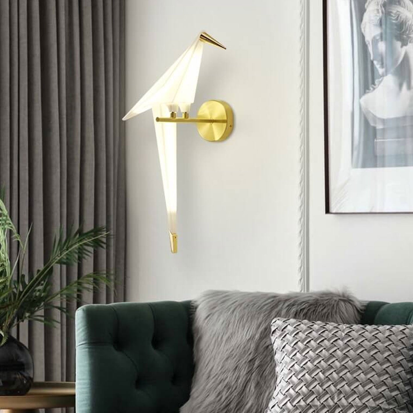 Modern Creative Thousand Paper Cranes LED Wall Sconce Lamp Lumendat