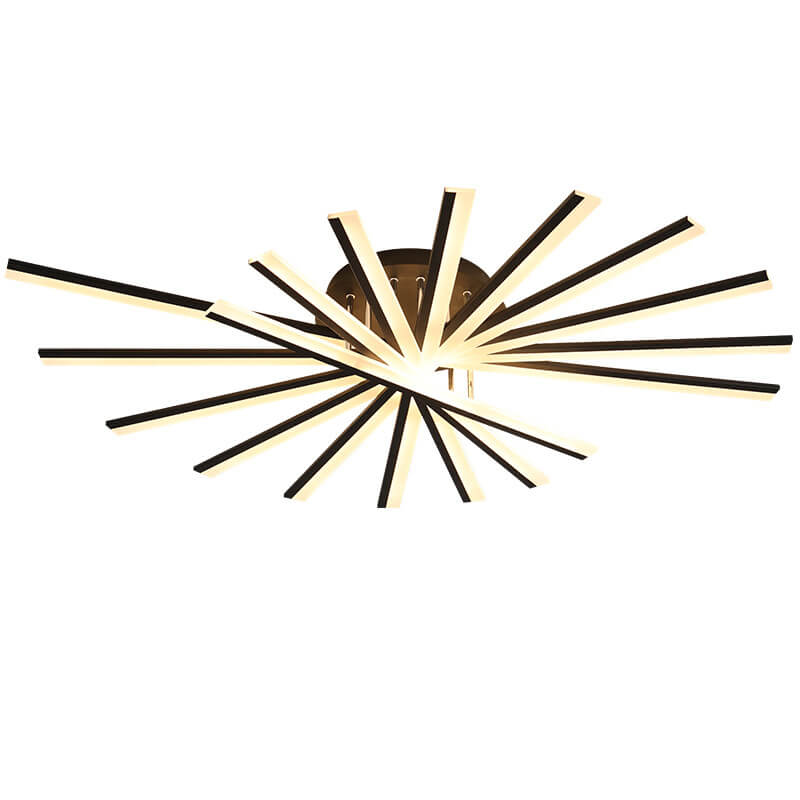 Nordic Creative Line 1-light LED Semi-flush Mount Ceiling Light