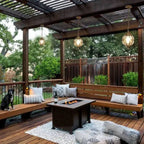 European Retro Spherical 1-light Outdoor Waterproof Pendant Light Lumendat