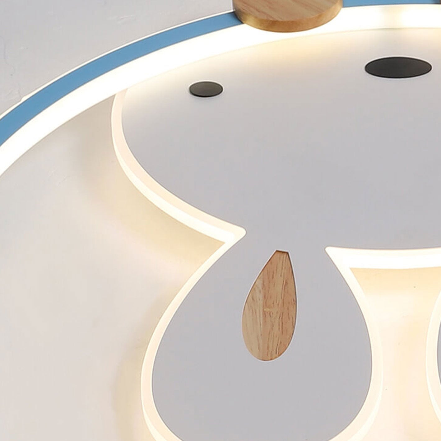 Lumendat Childlike Creative Cartoon Rabbit Design LED Flush Mount Light Lumendat