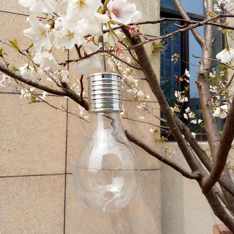 Creative Color Bulbs Plastic Solar LED Outdoor Hanging Light Lumendat