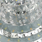 Minimalist Light Luxury Crystal Round Spotlight LED Flush Mount Ceiling Light Lumendat