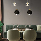 European Style Light Luxury Iron Brass LED Island Light Chandelier Lumendat