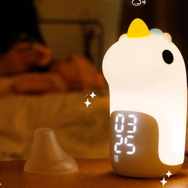 Cartoon Unicorn Timer Alarm Clock LED Night Light Lumendat