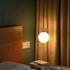 Modern Minimalist Glass Iron Orb 1-light Semi-flush Mount Light/pendant Light for Living Room Lumendat