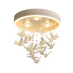 Modern Creative Cartoon Round Bird / Skirt Hanging LED Flush Mount Ceiling Light Lumendat