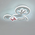 Lumendat Cartoon Creative Minnie LED Kids Flush Mount Ceiling Light Lumendat