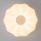 Lumendat Modern Simplicity Cream PE Cloud Pumpkin Shade Iron LED Kids Pendant Light For Bedroom Lumendat