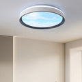 Modern Simplicity Iron Acrylic Round Square Rectangular Sunny Sky LED Flush Mount Ceiling Light For Living Room Lumendat