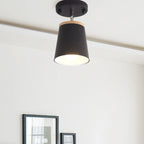 Nordic Macaron Column 1-light Semi-flush Mount Ceiling Light
