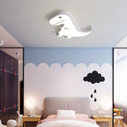 Lumendat Cartoon Creative Metal Dinosaur LED Flush Mount Ceiling Light Lumendat