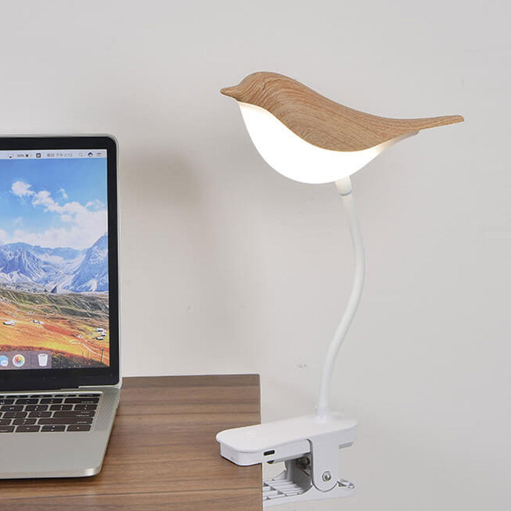 Nordic Creative Bird Clip USB Charging LED Night Light Table Lamp Lumendat