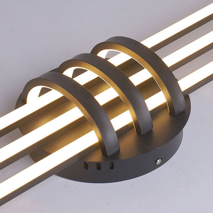 Modern Minimalist Long LED Flush Mount Lighting Lumendat