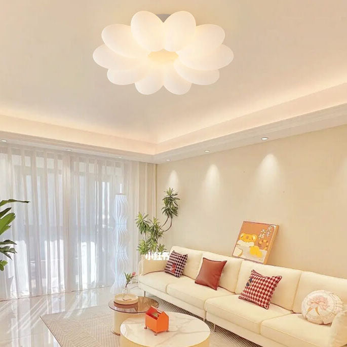 Lumendat Modern Minimalist PVC Floral Shape LED Kids Flush Mount Ceiling Light Lumendat