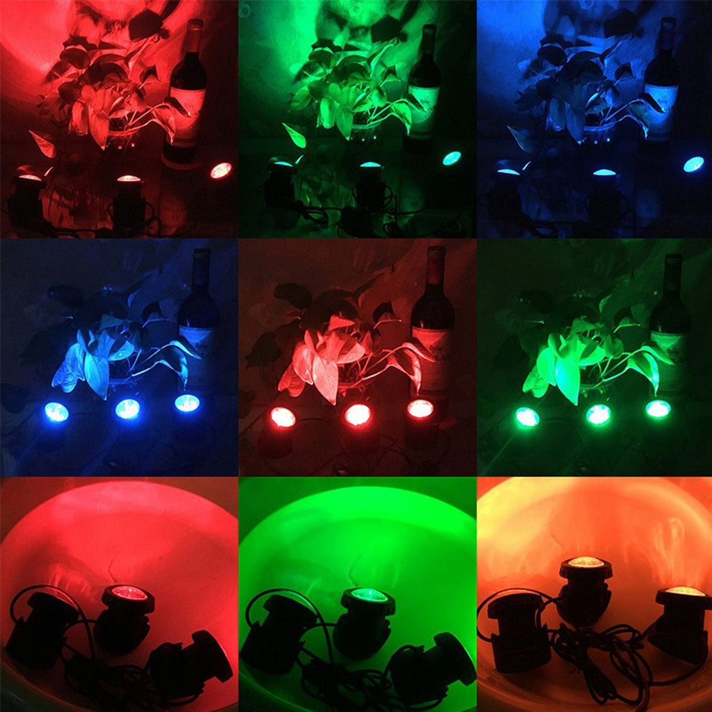 Solar Waterproof RGB Lawn Decoration LED Spotlight Landscape Light Lumendat