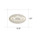 Lumendat Creative Cartoon Planet Star LED Round Flush Mount Ceiling Light Lumendat