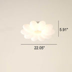 Lumendat Modern Minimalist PVC Floral Shape LED Kids Flush Mount Ceiling Light Lumendat
