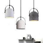 Nordic Creative Cement Cylinder 1-light Pendant Light Lumendat