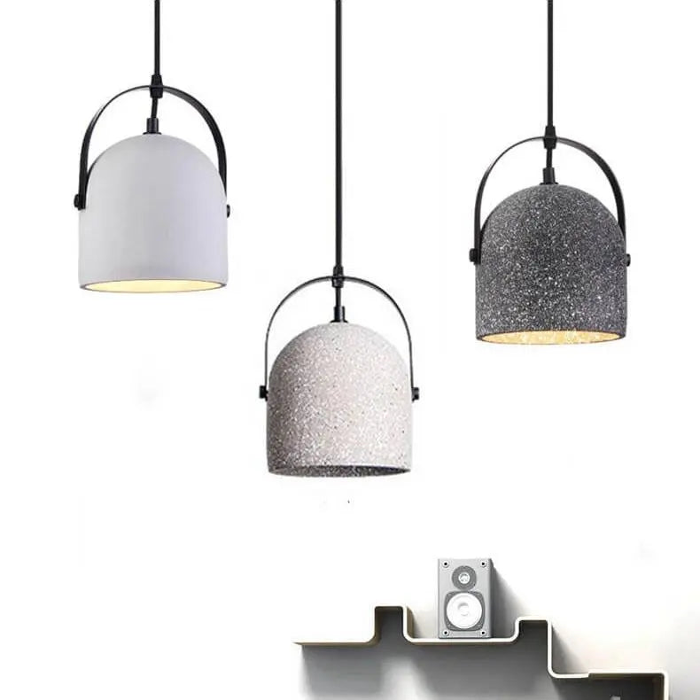 Nordic Creative Cement Cylinder 1-light Pendant Light Lumendat