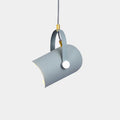 Macaron Metal Cylinder Spotlight 1-light Adjustable Handle Pendant Light BulbSquare