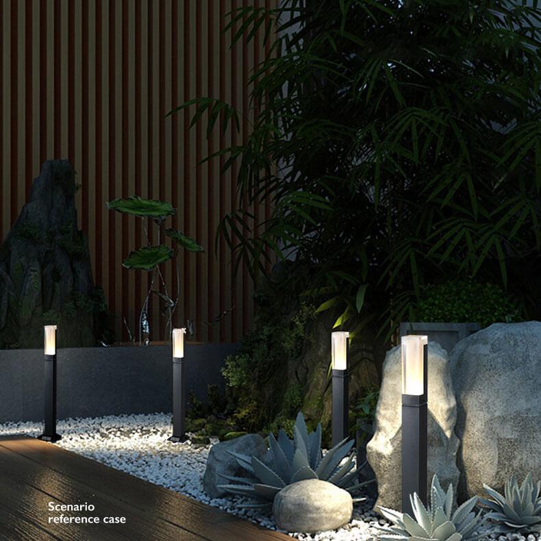 Lawn Light Column Acrylic LED Outdoor Waterproof Garden Light Lumendat