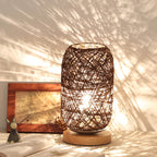 Creative Twine Rattan Ball LED Dimmable Decorative Night Light Table Lamp Lumendat